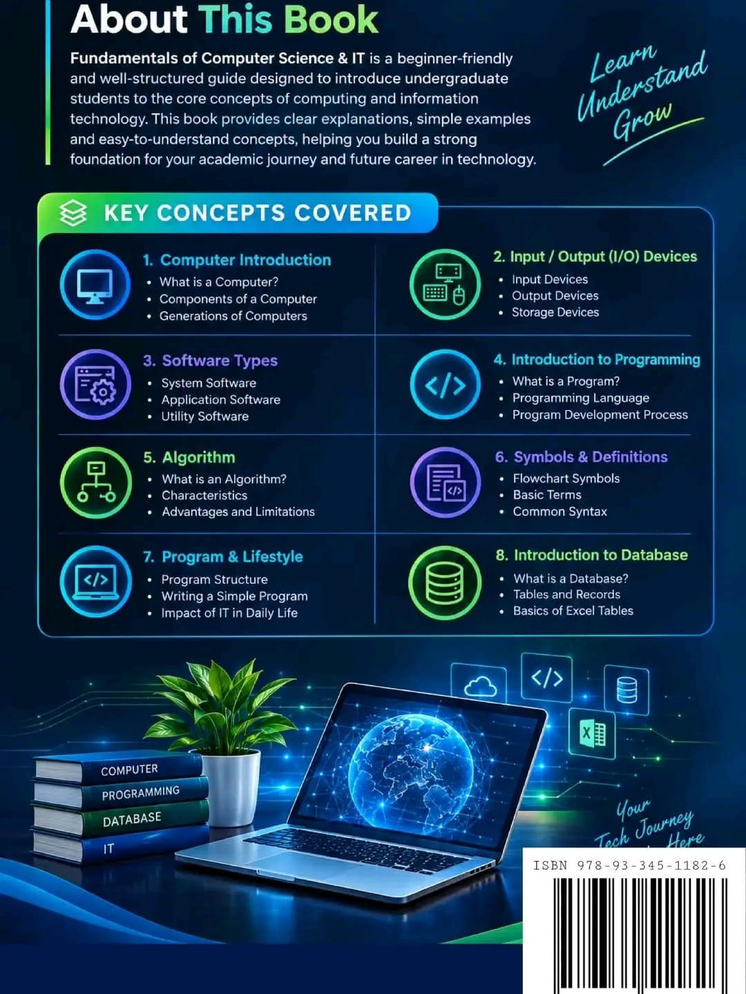 Fundamentals of Computer Science & IT – back cover